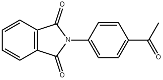 2-(4-乙酰苯基)异吲哚-1,3-二酮,40101-59-5,结构式