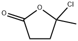 dihydro-5-chloro-5-methyl-2(3H)-furanone 化学構造式
