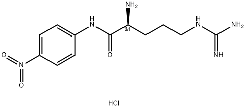 L-ARGININE P-NITROANILIDE DIHYDROCHLORIDE Struktur