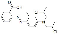 40136-92-3 2-[[4-[Bis(2-chloropropyl)amino]-2-methylphenyl]azo]benzoic acid