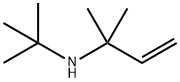 N-叔丁基-1,1-二甲基烯丙基胺, 40137-02-8, 结构式