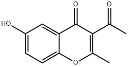 4H-1-Benzopyran-4-one, 3-acetyl-6-hydroxy-2-methyl- (9CI),401515-47-7,结构式
