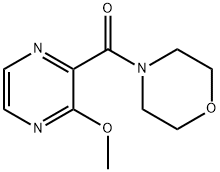 (3-METHOXY-PYRAZIN-2-YL)-MORPHOLIN-4-YL-METHANONE Struktur