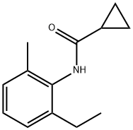 Cyclopropanecarboxamide, N-(2-ethyl-6-methylphenyl)- (9CI) 结构式