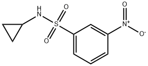 N-CYCLOPROPYL 3-NITROBENZENESULFONAMIDE Structure