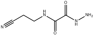 Acetic  acid,  [(2-cyanoethyl)amino]oxo-,  hydrazide  (9CI) Struktur