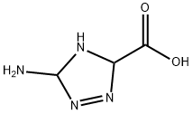 3H-1,2,4-Triazole-3-carboxylic acid, 5-amino-4,5-dihydro- (9CI) 化学構造式