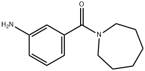 (3-氨基苯基)(氮杂环庚烷-1-基)甲酮 结构式