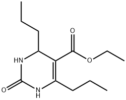 5-Pyrimidinecarboxylicacid,1,2,3,4-tetrahydro-2-oxo-4,6-dipropyl-,ethylester(9CI) 结构式