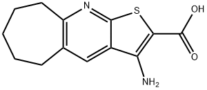 3-amino-6,7,8,9-tetrahydro-5H-cyclohepta[b]thieno[3,2-e]pyridine-2-carboxylic acid,401648-41-7,结构式