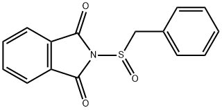 N-(ベンジルスルフィニル)フタルイミド 化学構造式