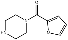 1-(2-フリルカルボニル)ピペラジン 化学構造式