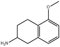 5-甲氧基-2-四氢萘胺, 4018-91-1, 结构式