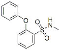 N-methyl-2-phenoxybenzenesulphonamide,40182-09-0,结构式