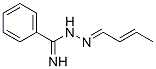 Benzenecarboximidic acid, 2-butenylidenehydrazide (9CI) 化学構造式