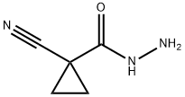 Cyclopropanecarboxylic acid, 1-cyano-, hydrazide (9CI) 结构式