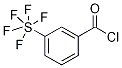 3-Pentafluorosulfur benzoyl chloride Struktur