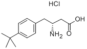 (R)-3-氨基-4-(4-叔丁基苯基)丁酸盐酸盐, 401916-47-0, 结构式