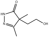 3H-Pyrazol-3-one,  2,4-dihydro-4-(2-hydroxyethyl)-4,5-dimethyl-|