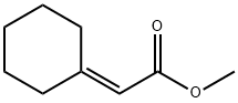 Cyclohexylideneacetic acid methyl ester Structure