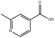 2-メチルイソニコチン酸 化学構造式