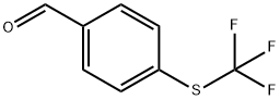 4-(トリフルオロメチルチオ)ベンズアルデヒド 化学構造式