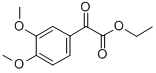 3,4-ジメトキシ-α-オキソベンゼン酢酸エチル 化学構造式