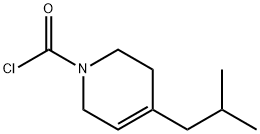 1(2H)-Pyridinecarbonyl chloride, 3,6-dihydro-4-(2-methylpropyl)- (9CI),40240-45-7,结构式