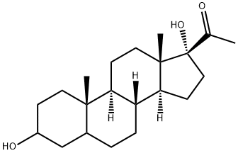 17-hydroxypregnanolone Structure