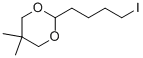 2-(4-Iodobutyl)-5,5-dimethyl-1,3-dioxane Struktur