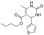 5-Pyrimidinecarboxylicacid,1,2,3,4-tetrahydro-6-methyl-2-oxo-4-(3-thienyl)-,butylester(9CI) 结构式