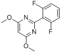 2-(2,6-DIFLUOROPHENYL)-4,6-DIMETHOXYPYRIMIDINE,402497-50-1,结构式