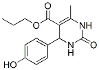 5-Pyrimidinecarboxylicacid,1,2,3,4-tetrahydro-4-(4-hydroxyphenyl)-6-methyl-2-oxo-,propylester(9CI),402515-89-3,结构式