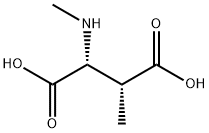 D-Aspartic acid, N,3-dimethyl-, (3R)- (9CI) Struktur