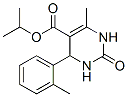 5-Pyrimidinecarboxylicacid,1,2,3,4-tetrahydro-6-methyl-4-(2-methylphenyl)-2-oxo-,1-methylethylester(9CI),402603-27-4,结构式