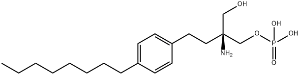 （S）FTY720磷酸盐, 402616-26-6, 结构式