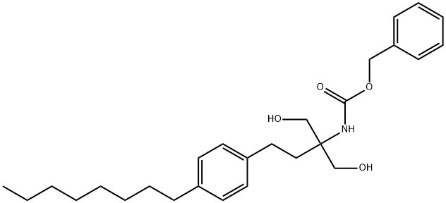 [1,1-비스(히드록시메틸)-3-(4-옥틸페닐)프로필]카르밤산페닐메틸에스테르