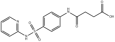 4-オキソ-4-[4-(2-ピリジニルアミノスルホニル)フェニルアミノ]酪酸 化学構造式
