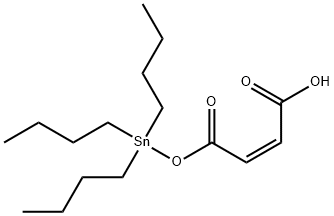 三丁基锡丁烯二酸, 4027-18-3, 结构式