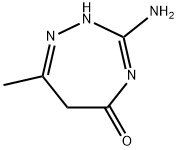 5H-1,2,4-Triazepin-5-one, 3-amino-2,6-dihydro-7-methyl- (9CI) Struktur