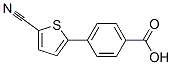 4-(5-Cyanothiophen-2-yl)benzoic acid 结构式