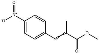 METHYL B-(P-NITROPHENYL)METHACRYLATE Structure