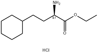 R(-)-2-AMINO-4-CYCLOHEXYLBUTTERSRE-ETH Struktur