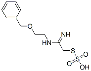 Thiosulfuric acid hydrogen S-[2-imino-2-[[2-(phenylmethoxy)ethyl]amino]ethyl] ester|