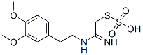 Thiosulfuric acid hydrogen S-[2-[[2-(3,4-dimethoxyphenyl)ethyl]amino]-2-iminoethyl] ester,40283-95-2,结构式