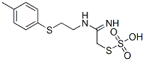 40284-00-2 Thiosulfuric acid hydrogen S-[2-imino-2-[[2-[(4-methylphenyl)thio]ethyl]amino]ethyl] ester