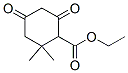 ethyl 2,2-dimethyl-4,6-dioxocyclohexanecarboxylate Struktur