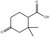 2,2-DIMETHYL-4-OXOCYCLOHEXANECARBOXYLIC ACID Structure