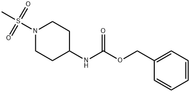 4-(Cbz-aMino)-1-(Methylsulfonyl)piperidine Struktur