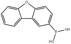 ジベンゾ[B,D]フラン-2-イルボロン酸 化学構造式